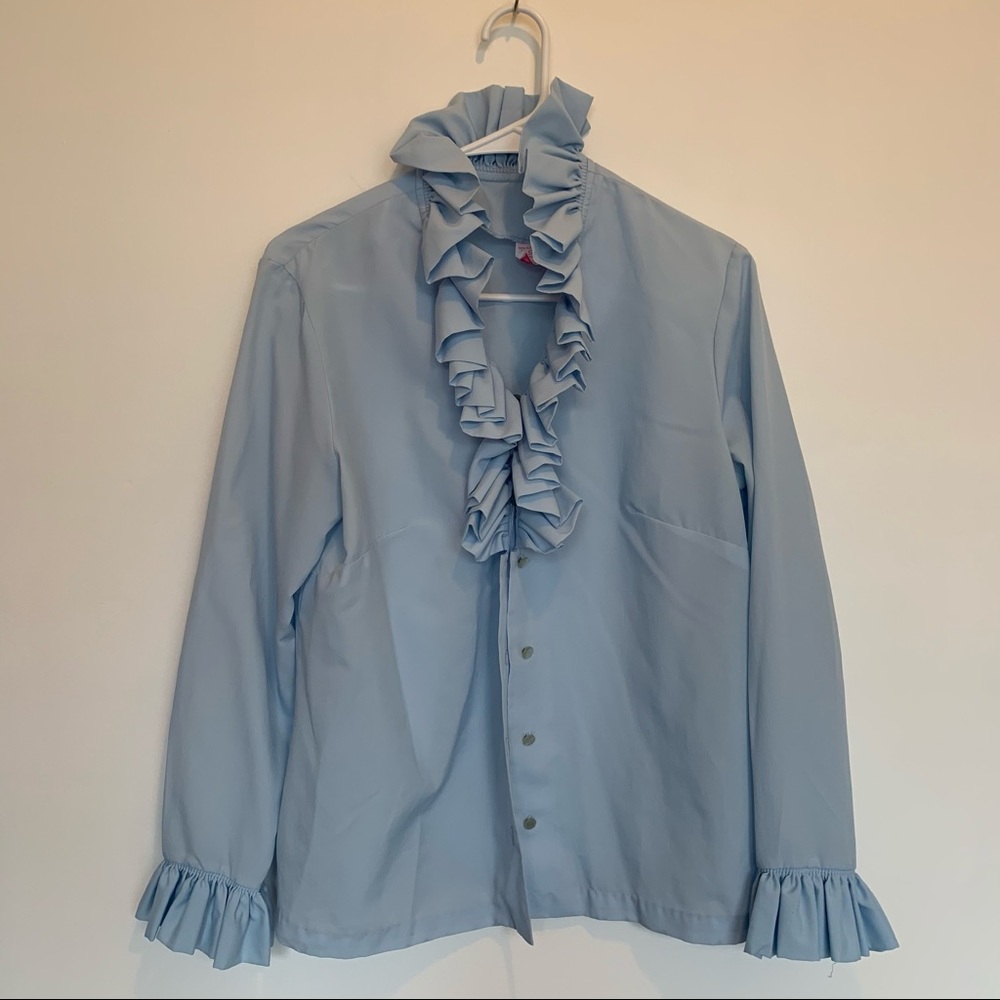 Vintage Lee May Pageant Ruffle Blouse